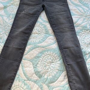 R13 Gray Kate Skinny Jeans Vintage-Inspired Tapered Fit. Size 25